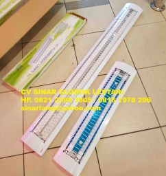 Lampu RM TL LED 2x16 watt dan 2x8 watt Philips